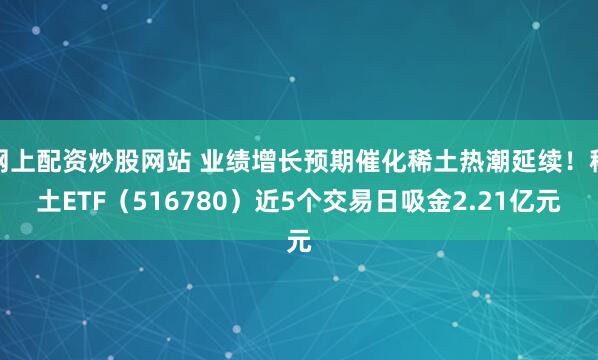 网上配资炒股网站 业绩增长预期催化稀土热潮延续！稀土ETF（516780）近5个交易日吸金2.21亿元
